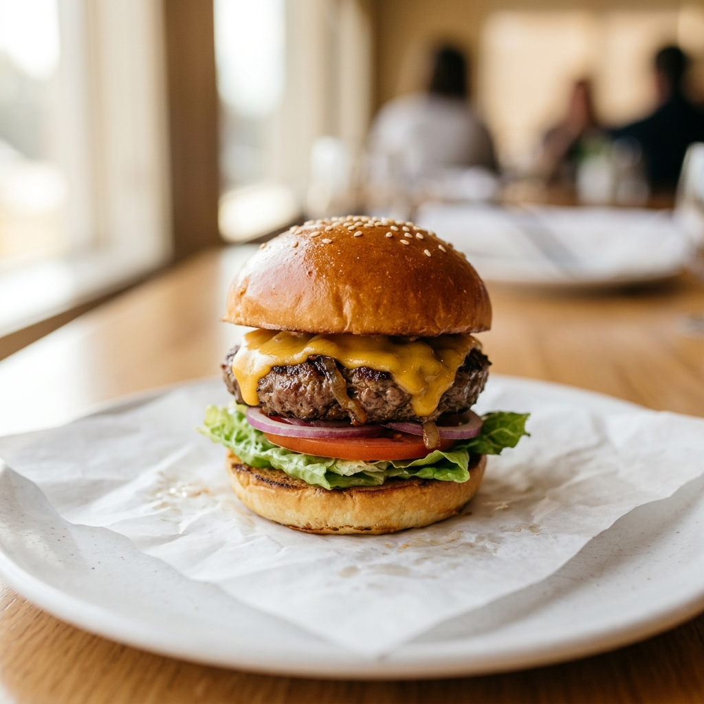 Mini cheeseburguer